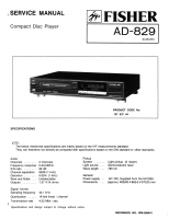 Fisher AD-829 - Schematic